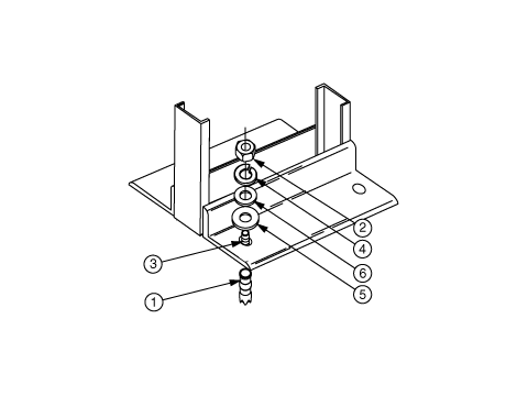 0040190010 -- MOUNTING HARDWARE 3/8