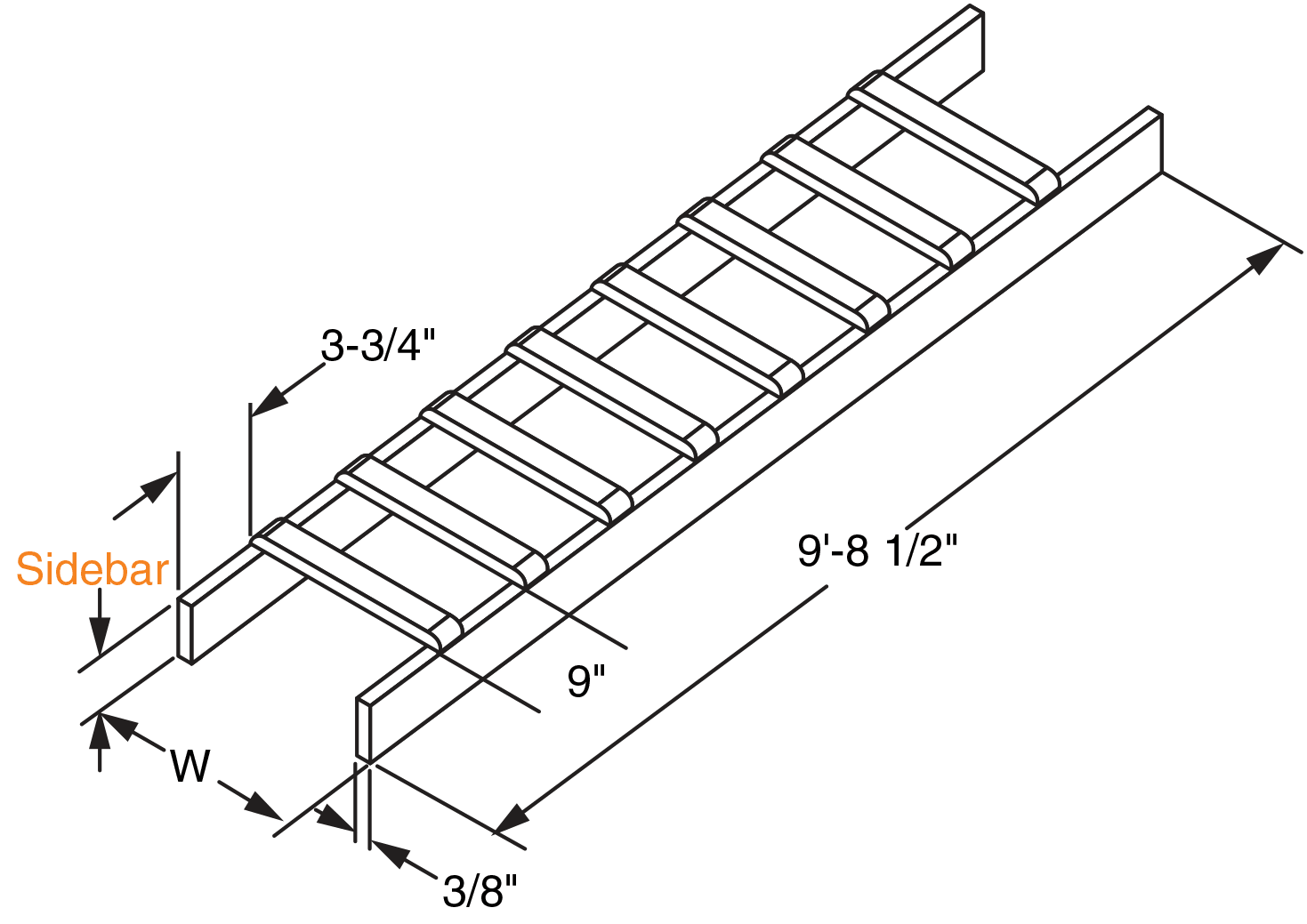 Channel Type Cable Rack 