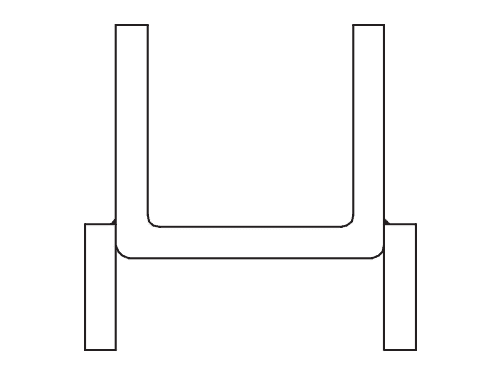 Trough Type Cable Rack profile