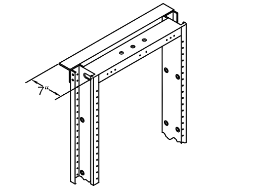 Top Angle on an Open Duct