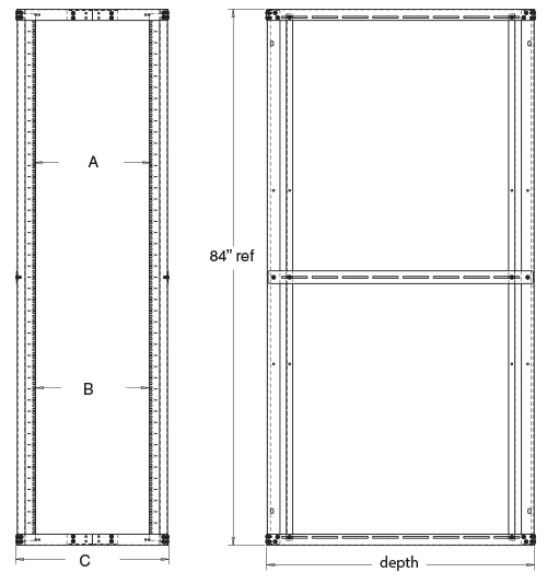 Bolt-together Server Frame 