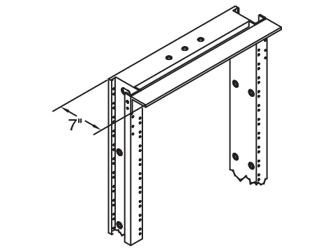 Top Angle Closed Duct Illustration