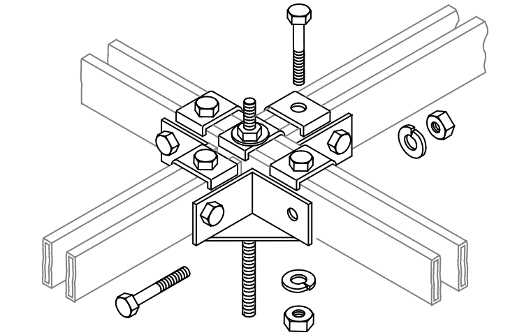 Reinforced Aux Framing Cross Junction usage example