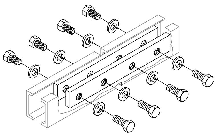 Reinforced Aux Framing In-line Junction usage example