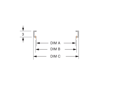 channel type upright profile